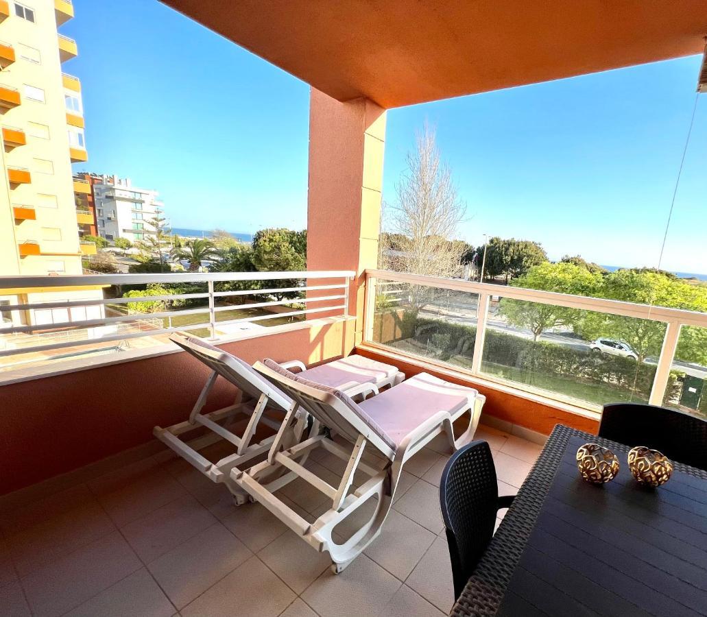 Beachfront Seaview Litoralmar Apt, Fast Wifi, Airco, Pool, Private Parking Portimão Extérieur photo